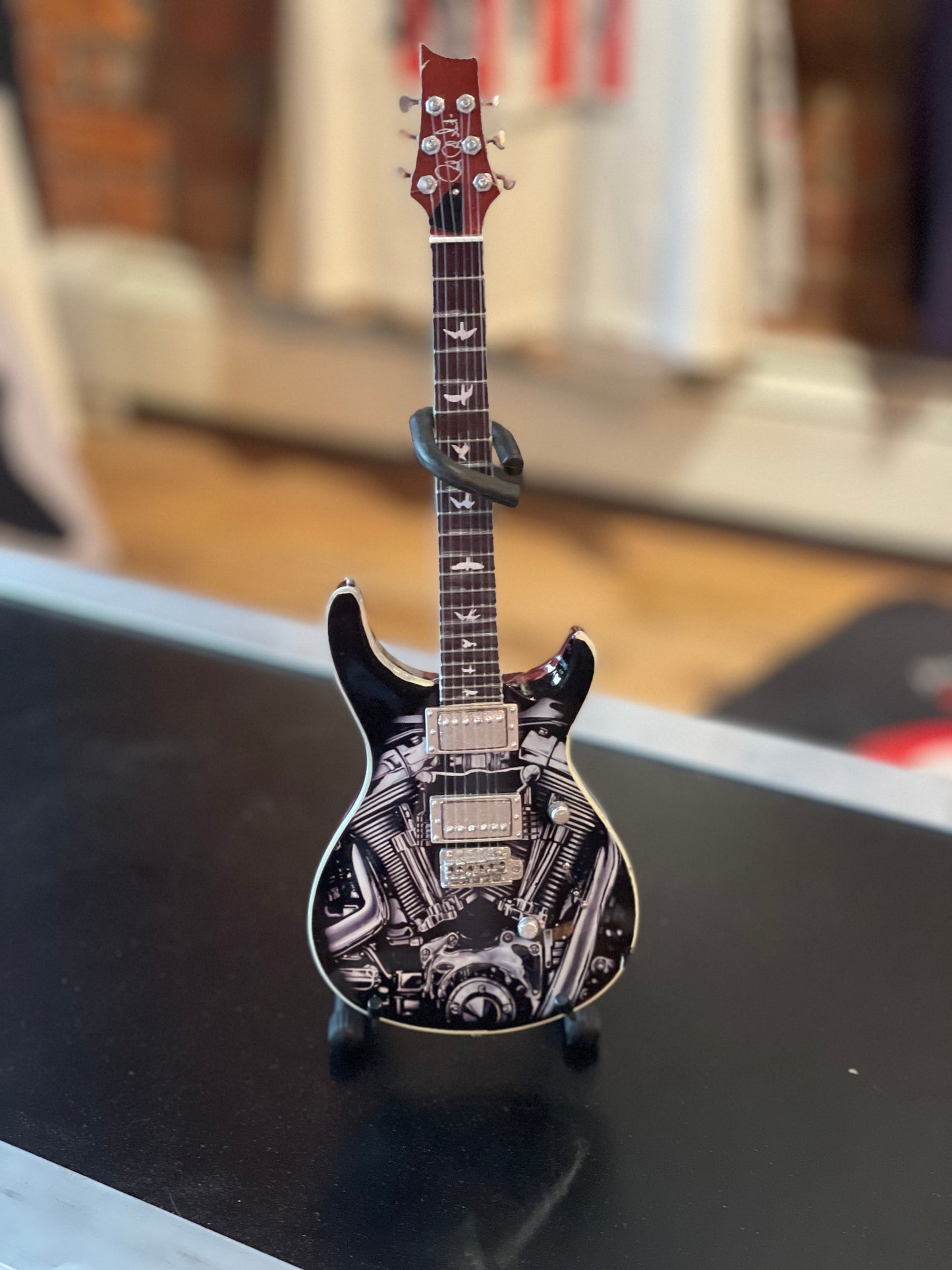 V-Twin Motorcycle Mini Guitar