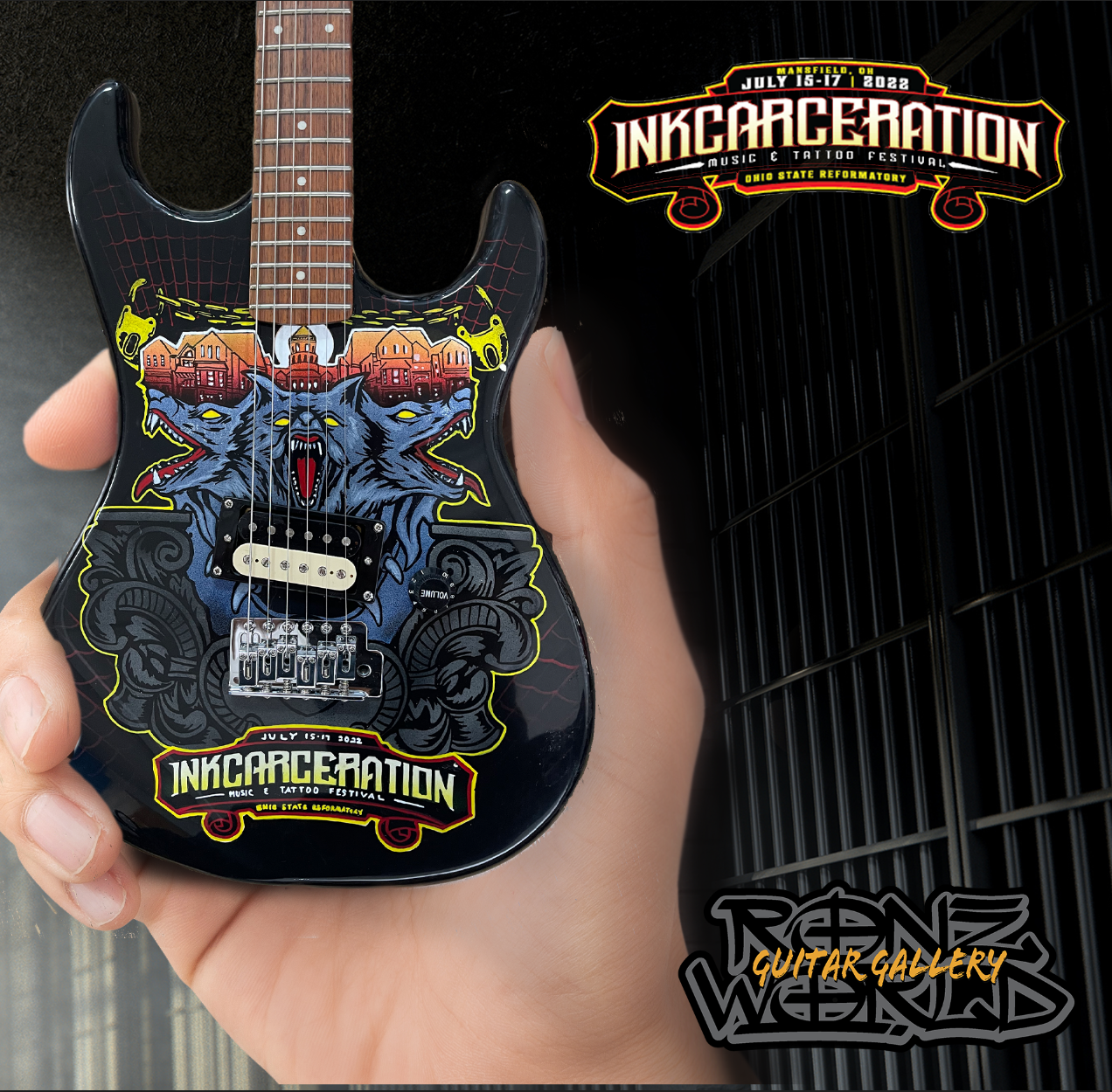 Inkcarceration 2022 Mini Guitar